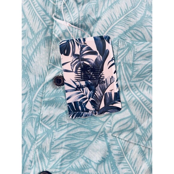 Havana Jim Men's Print Hawaiian Shirt NWT Tropical Aloha Button Down Short Slv - Picture 4 of 5